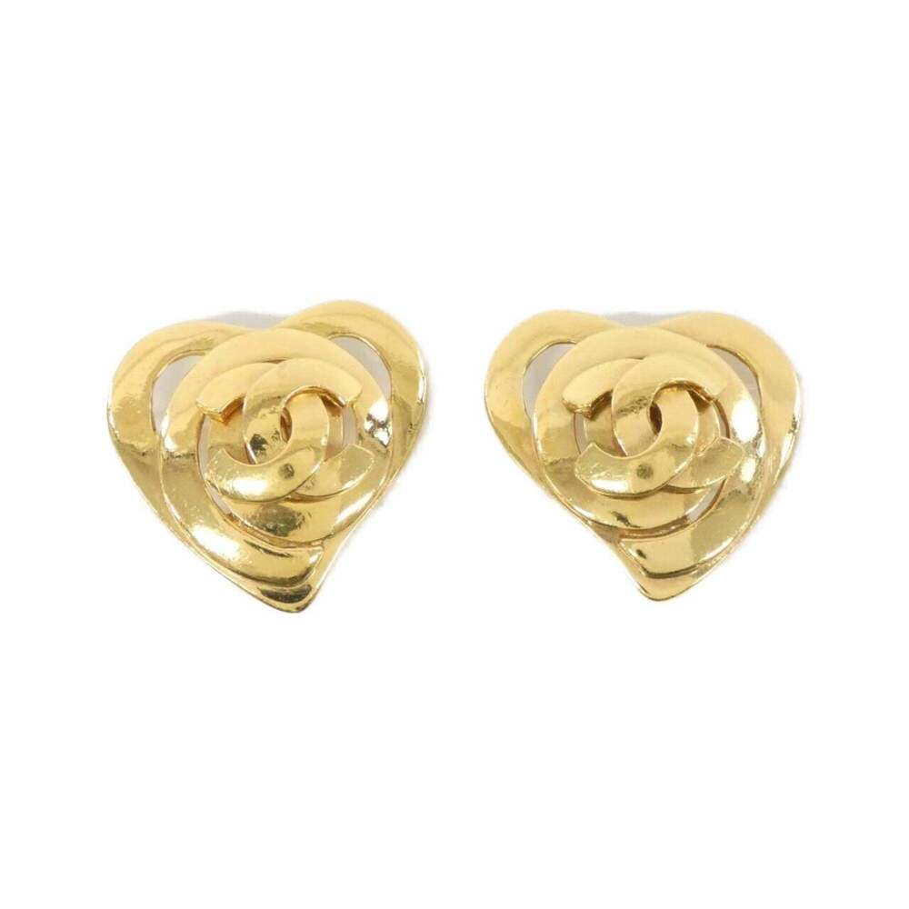 CHANEL Authentic Gold Earrings - Picture 1 of 3